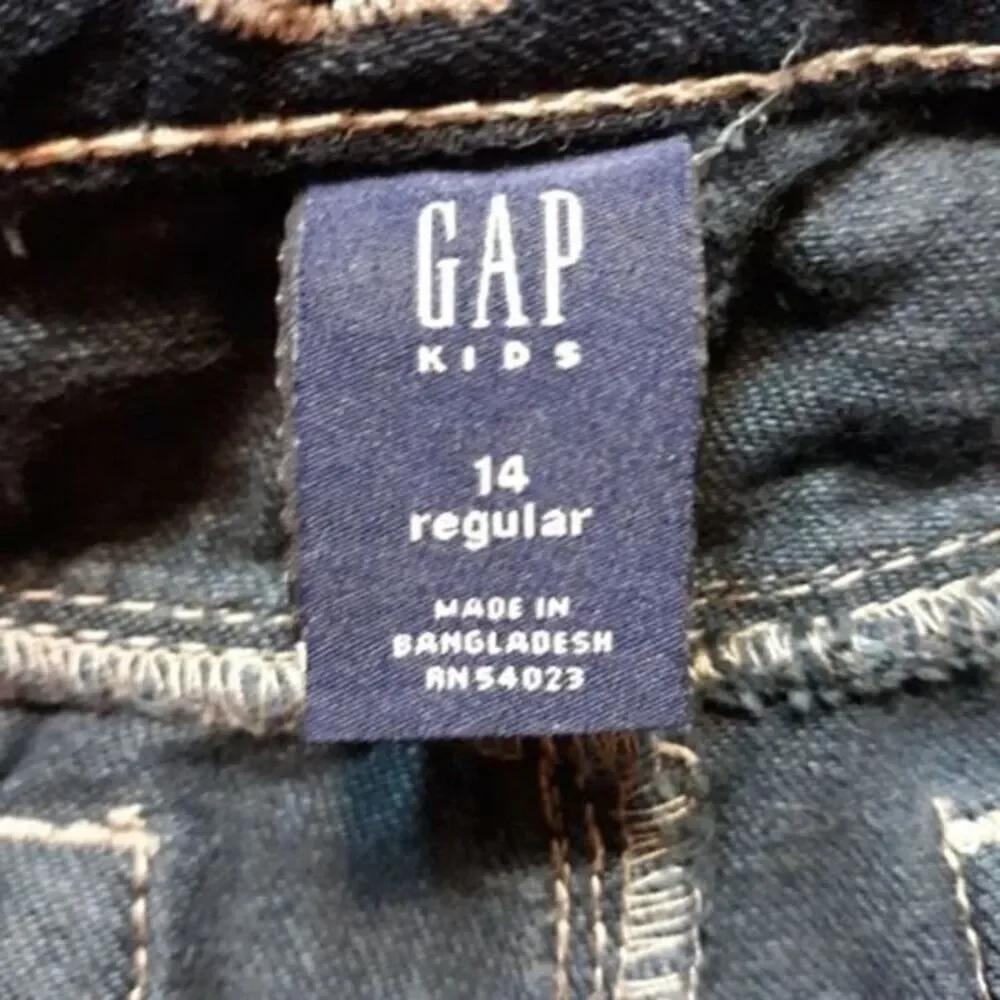 Gap Kids Girls Sz 14 Denim Blue Jean Mini Skirt